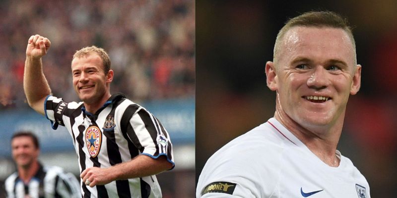 Alan Shearer và Wayne Rooney đều là những cái tên kỳ cựu